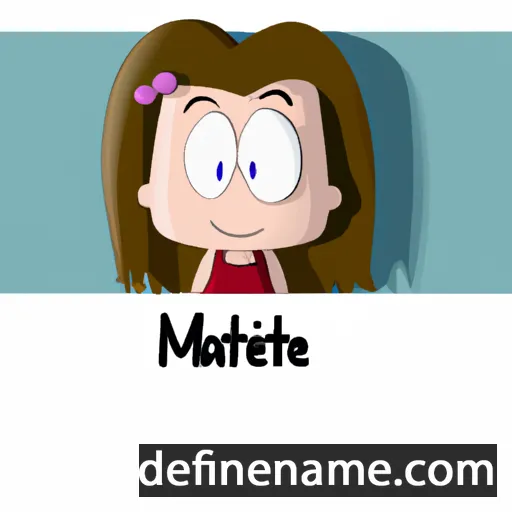 Maïté cartoon