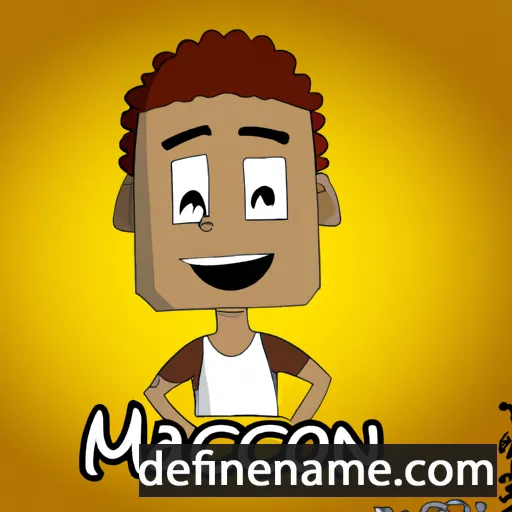 Maicon cartoon