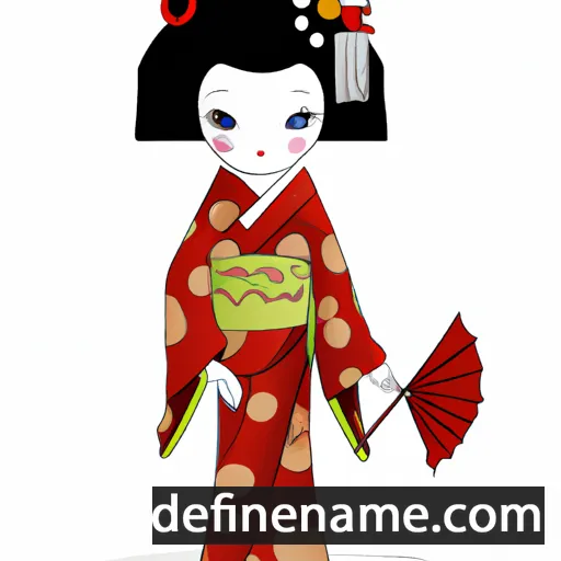 cartoon of the name Maiko