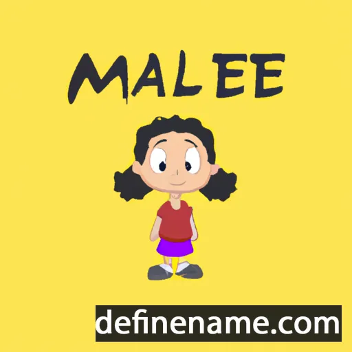 Mailee cartoon