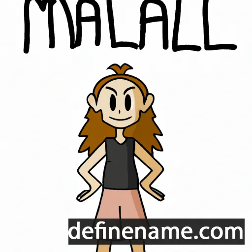 cartoon of the name Maili