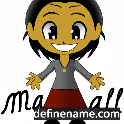 cartoon of the name Maili