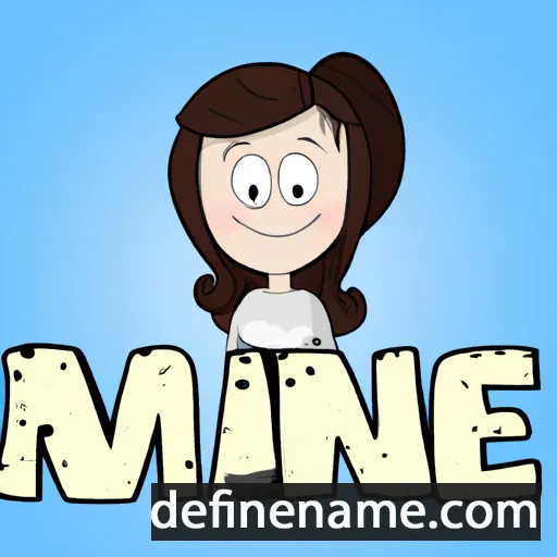 cartoon of the name Maine