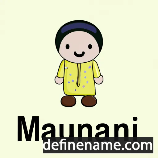 cartoon of the name Mainu