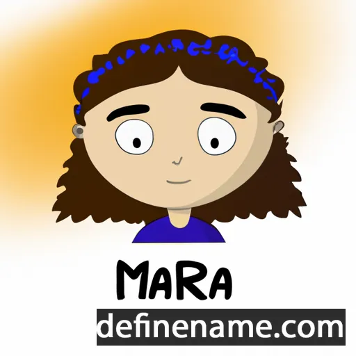 cartoon of the name Maira