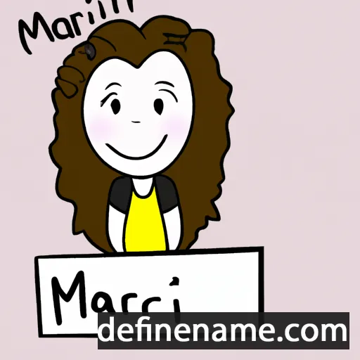 cartoon of the name Mairi