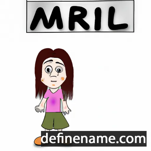 cartoon of the name Mairi