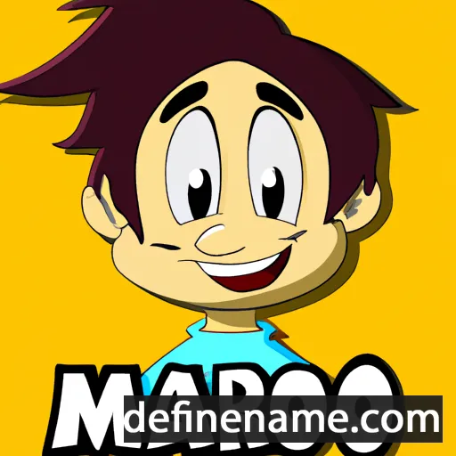 cartoon of the name Mairo