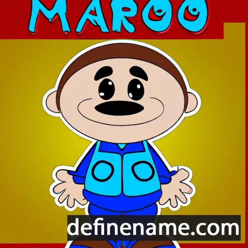 cartoon of the name Mairo