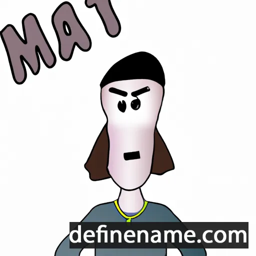 cartoon of the name Mait