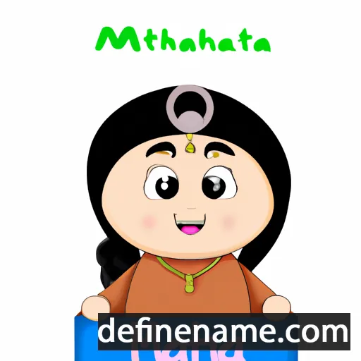 Maitha cartoon