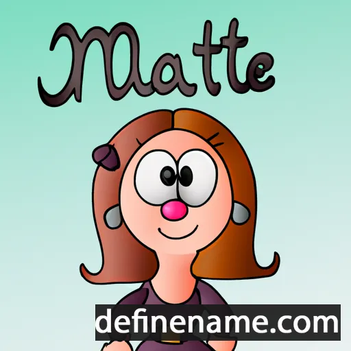 Maitte cartoon