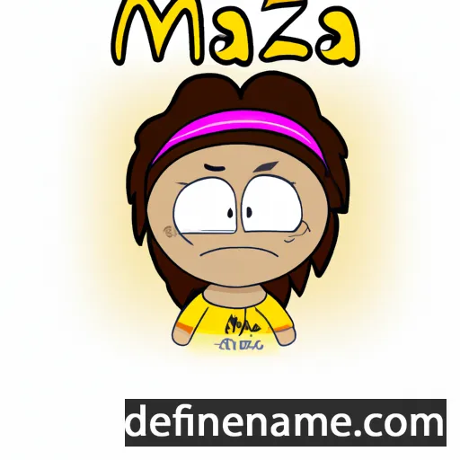 Maiza cartoon