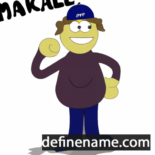 Majkëll cartoon