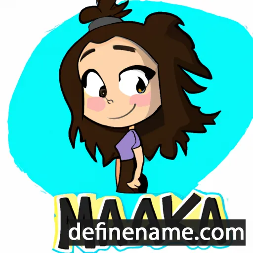 Makaela cartoon