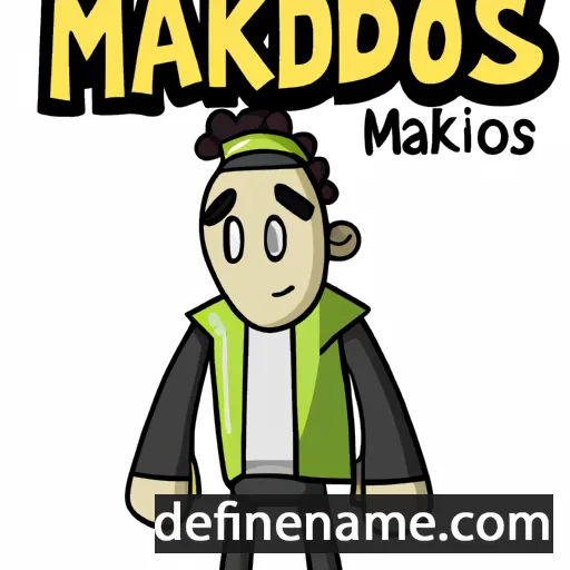 Makaidos cartoon