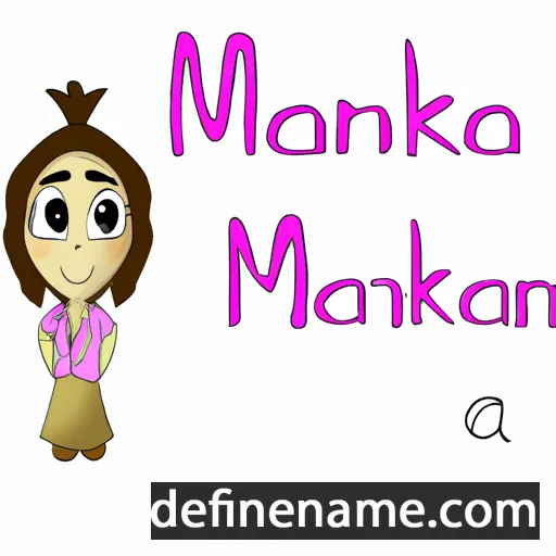 cartoon of the name Makana