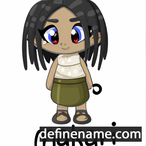 cartoon of the name Makari