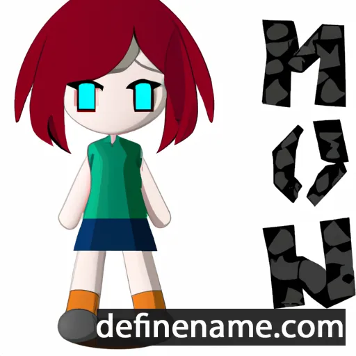 cartoon of the name Maki