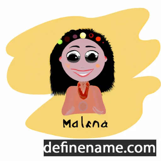 Malaanńa cartoon