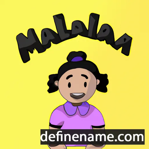 Malaina cartoon