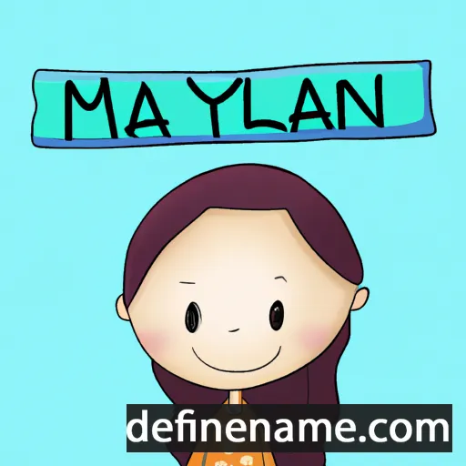 Malayna cartoon