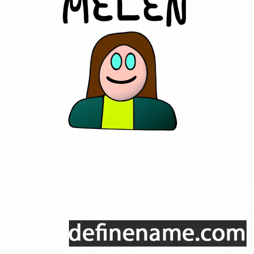 cartoon of the name Malen