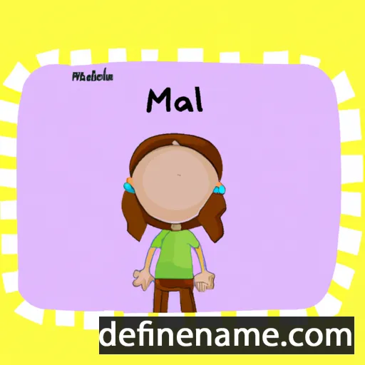 cartoon of the name Mali