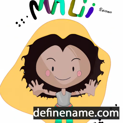 cartoon of the name Mali