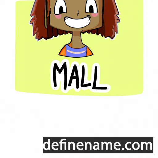 cartoon of the name Mali