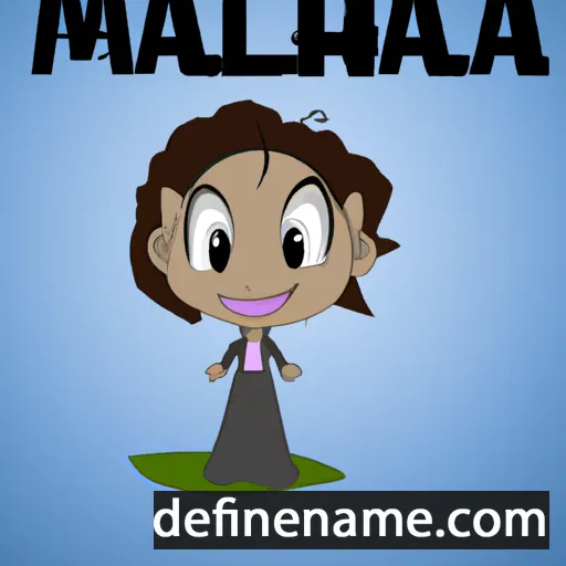 Maliah cartoon