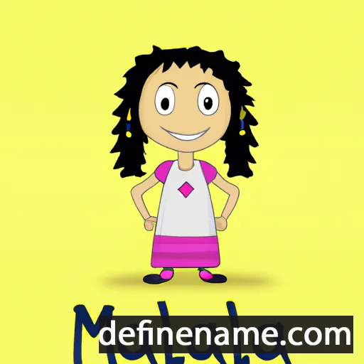 cartoon of the name Malija