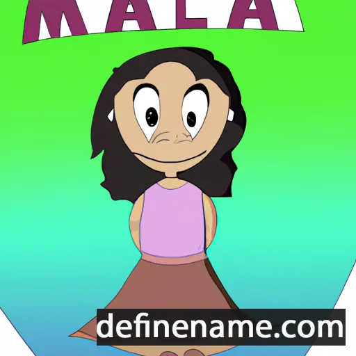 Malila cartoon