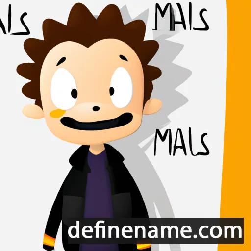 cartoon of the name Malis