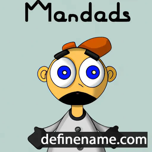 Mánadís cartoon