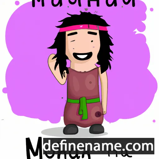 Mánóah cartoon