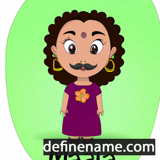 cartoon of the name Maliya