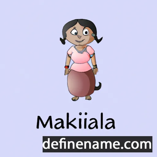 Mallavika cartoon