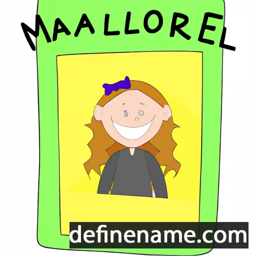 Mallorie cartoon