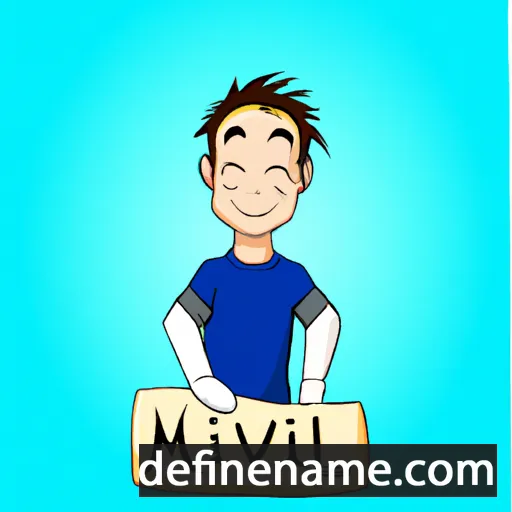 cartoon of the name Malvin