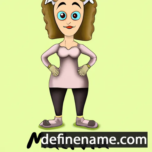 cartoon of the name Malvina