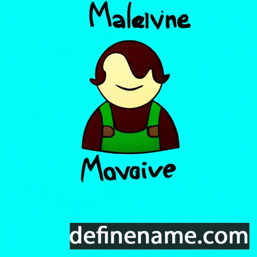 Malvine cartoon