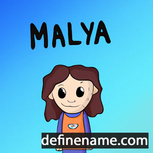 Malya cartoon