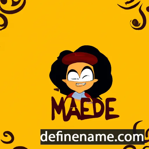 cartoon of the name Mamede