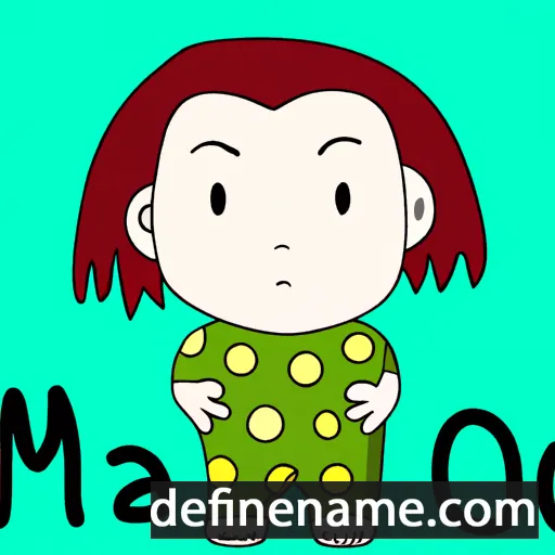 cartoon of the name Mamo