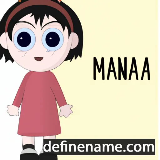 Manaka cartoon