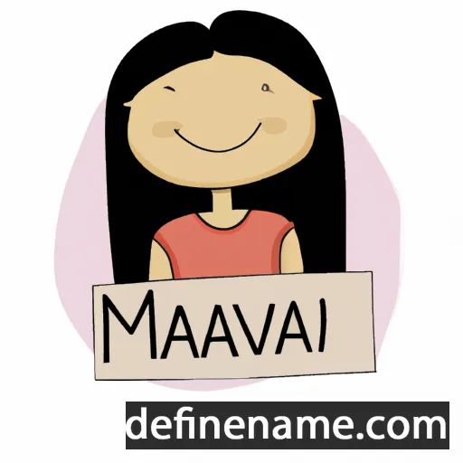 Manavi cartoon