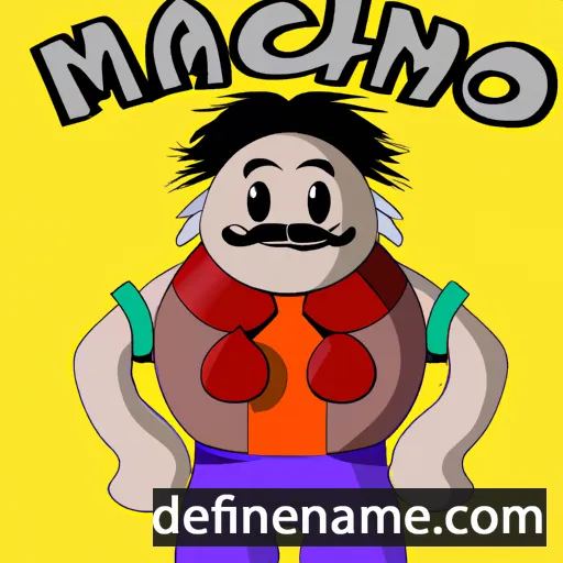 cartoon of the name Mancho