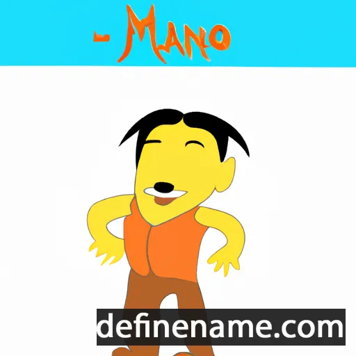 cartoon of the name Mancho