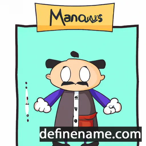 Mancius cartoon